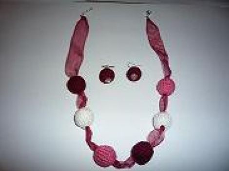 set margele crosetate+cercei