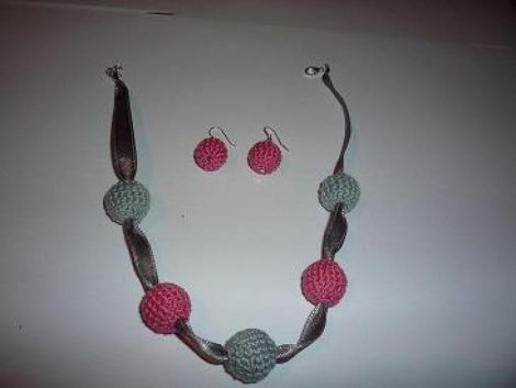 set margele crosetate+cercei