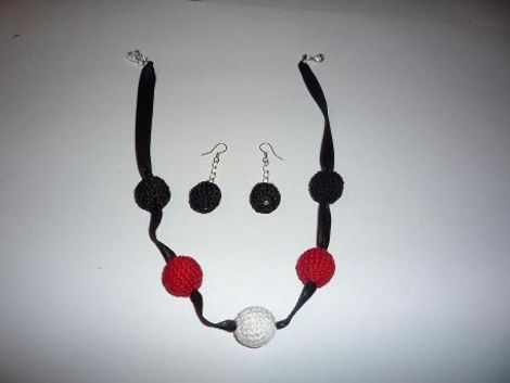set margele crosetate+cercei