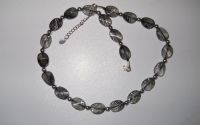 Colier black beads