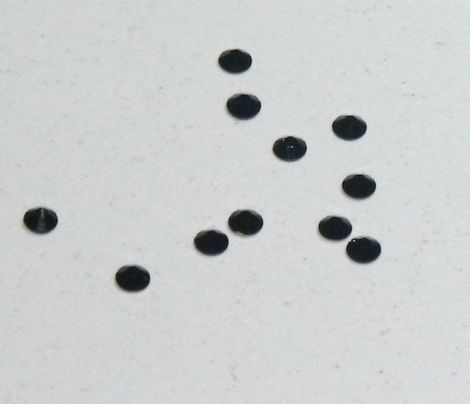 Swarovski rhinestone flathbacks Jet