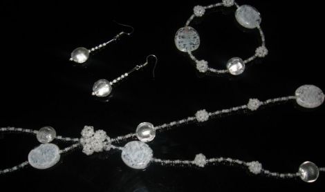Set colier bratara si cercei