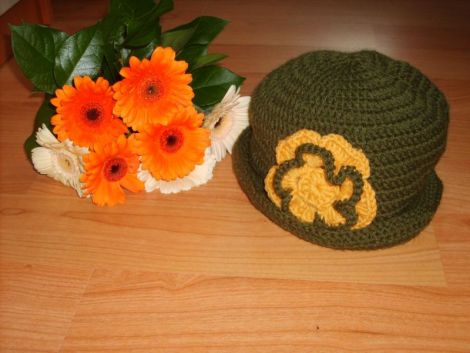 Palarie handmade-"Green"