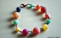 bratara agate mate colorate