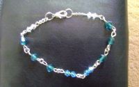 bratara argintie cu elemente swarovski