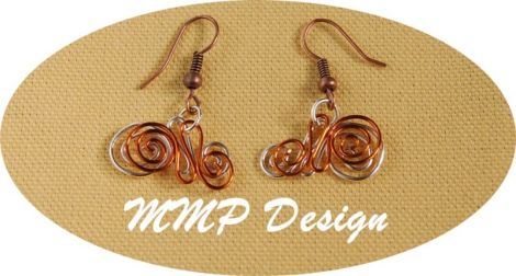 Cercei "Double Spiral Red and White