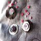 Geanta mare femei Button flowers