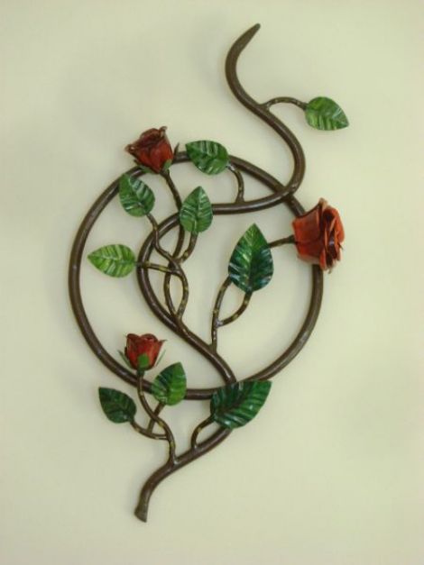 Decor floral de perete