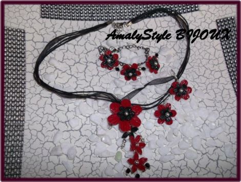 set rosu si negru