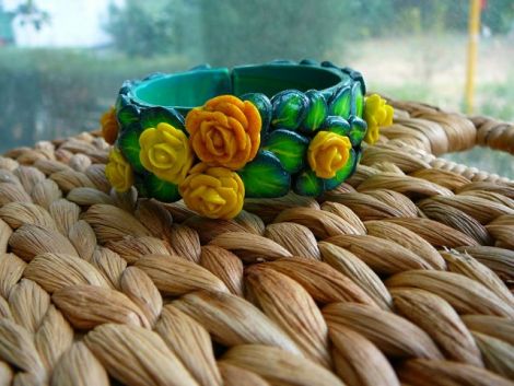 Bratara A Rose By Any Other Name - Yellow