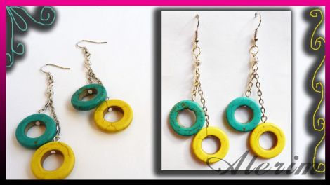Cercei "Pendant circles"