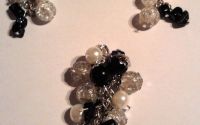 Set handmade black  white