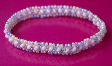 Bratara culori pastel pentru copii