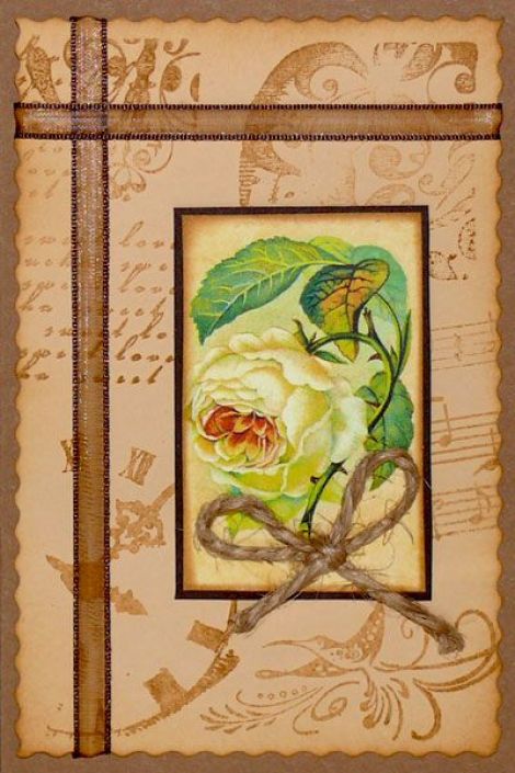Felicitare Handmade Vintage