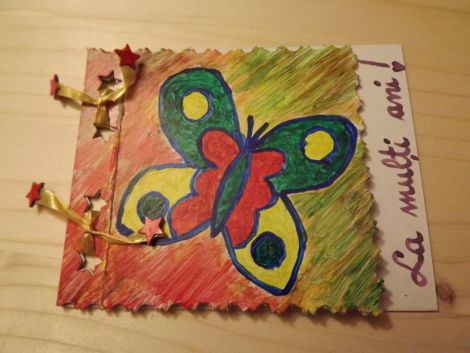 felicitare fluture