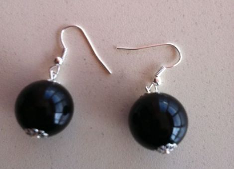 Cercei Onix negru