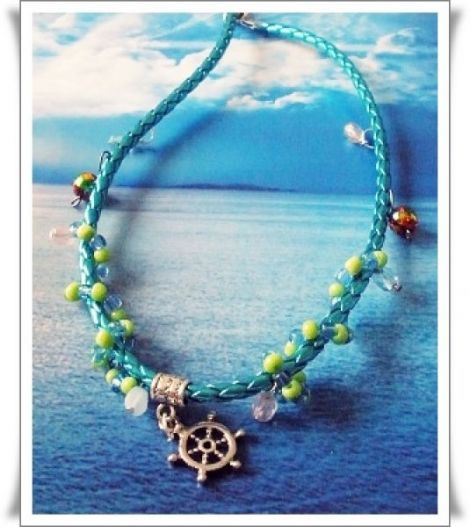 Colier Ocean blue