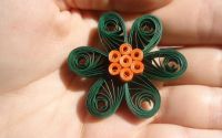 Magnet de frigider - floare quilling