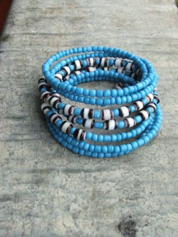 Bratara brownish blue