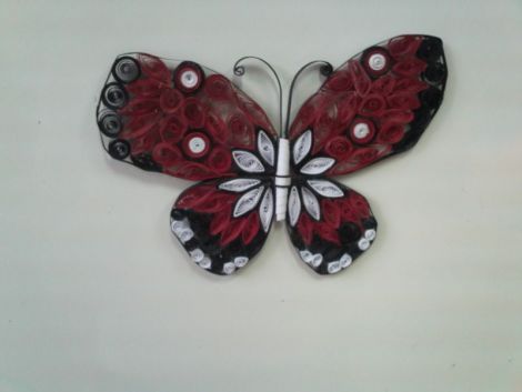 Fluture decorativ 10 cm