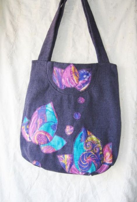 Geanta mare Nufar violet