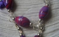 Set bratara si cercei "PurplePlum"