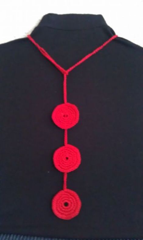 Colier 3 cerculete