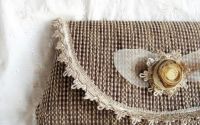 Poseta plic vintage flower