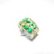 Adjustable Ring Green Turquoise