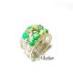 Adjustable Ring Green Turquoise