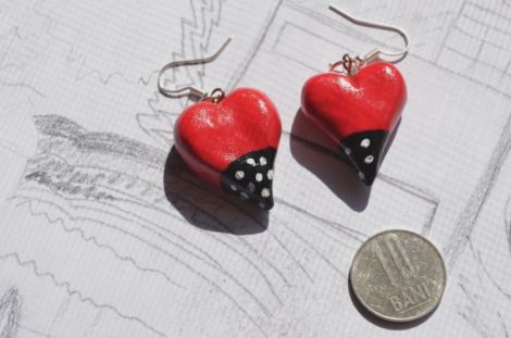 Heart earrings