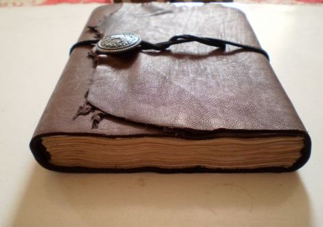 Jurnal din piele invechit