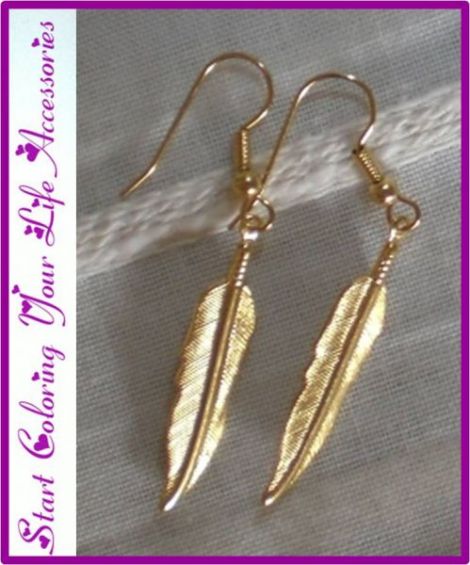 Golden feathers
