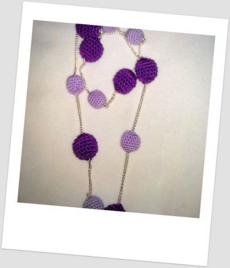 Colier Purple drops
