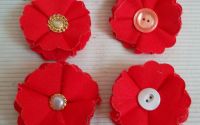 fabric brooch