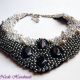 Colier statement Black  White