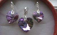 Set din argint cu cristale swarovski