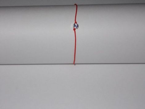 Bratara din fir textil cu element Swarovski