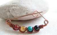 Brosa agate multicolore