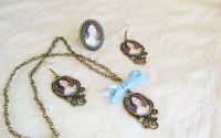 Set bijuterii Feminin colier inel cercei