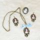 Set bijuterii Feminin colier inel cercei