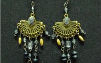 Cercei din seed bead negru