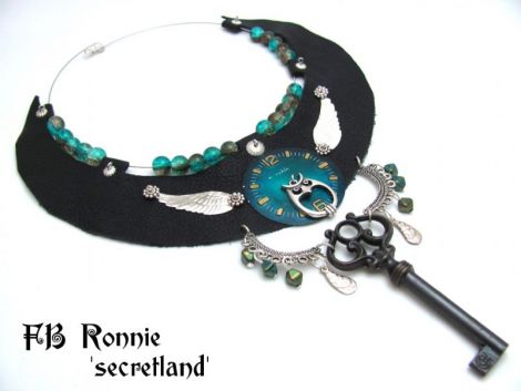 Colier statement steampunk - Secretland