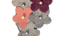 Brosa piele Buchet de flori