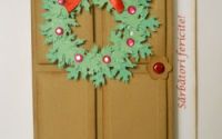 Felicitare sarbatori de iarna handmade