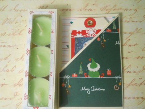 Felicitare sarbatori de iarna handmade
