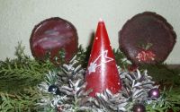 ornament cu lumanare con
