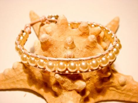 Bratara vintage din perle