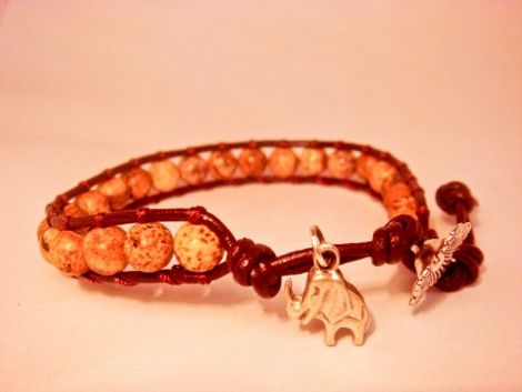 Caramel Bracelet -jasp maro