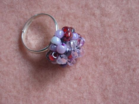 Inel purple pink